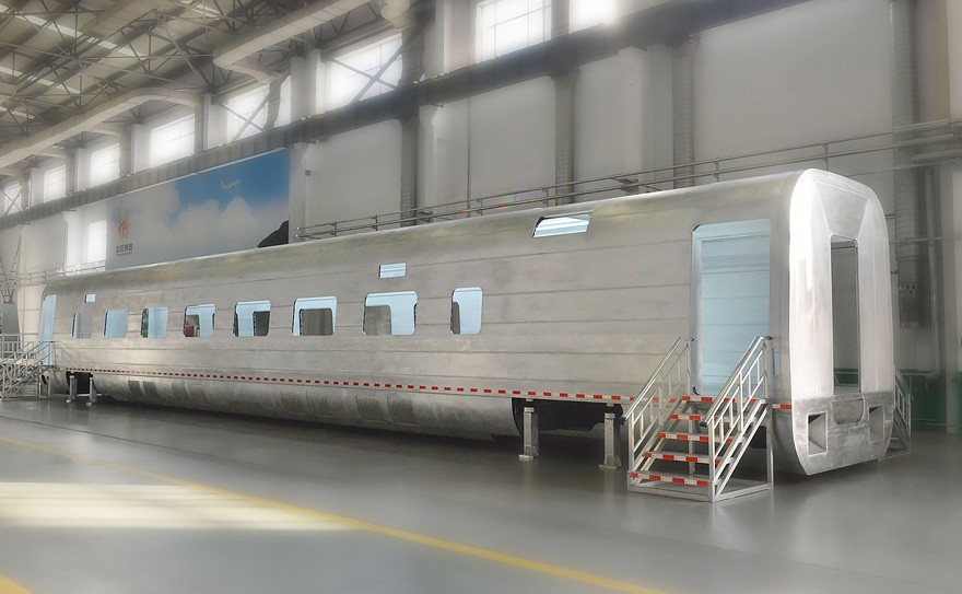 “复兴号”列车组动车车厢